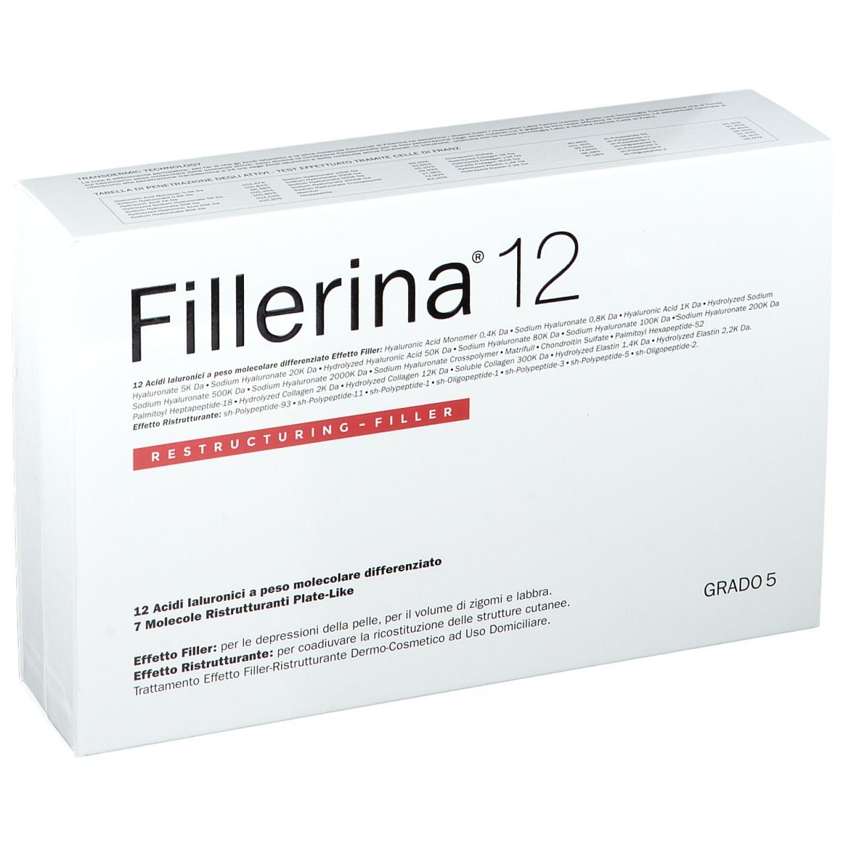 Fillerina® 12 RESTRUCTURING-FILLER Grado 5