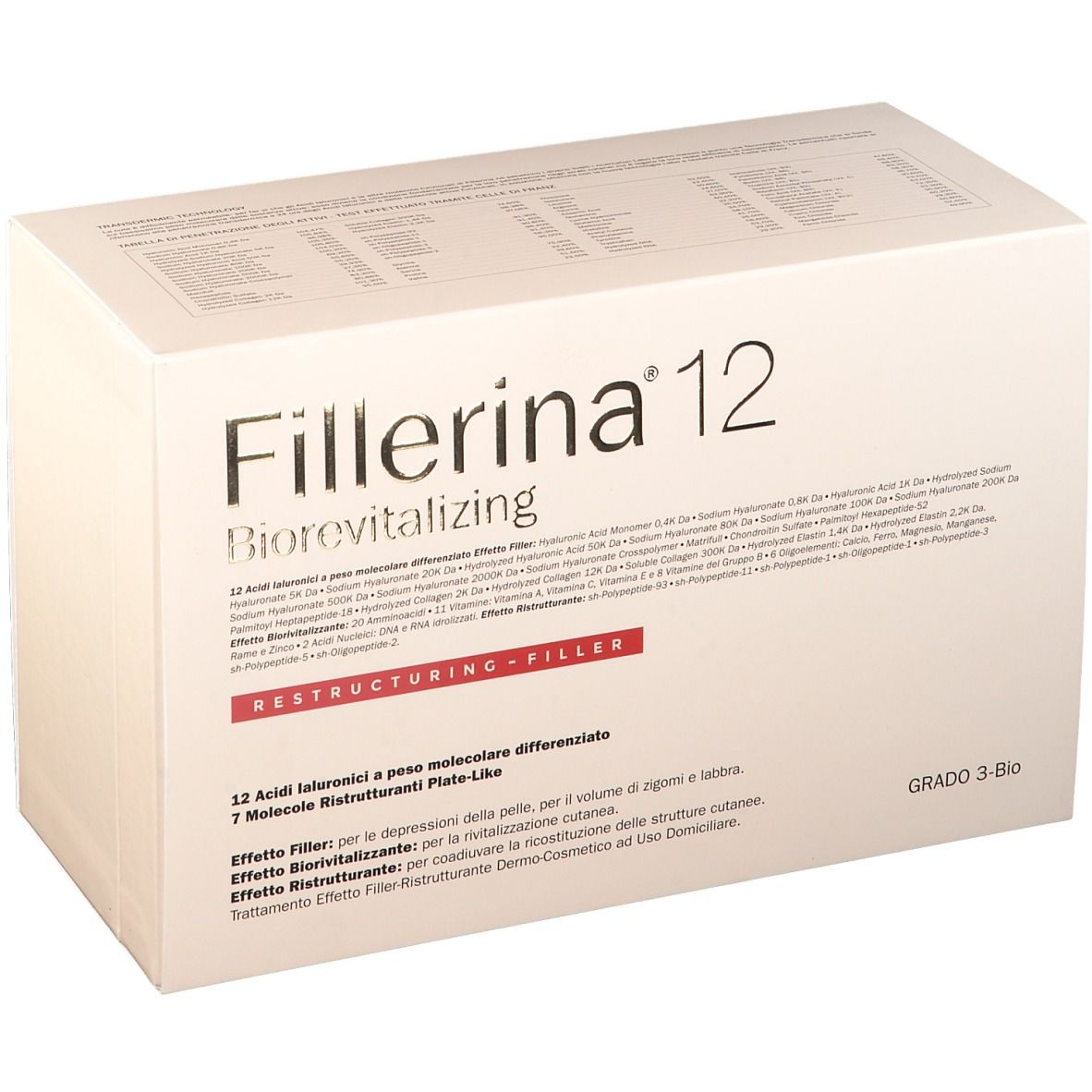 Fillerina 12 Biorevitalizing Restructuring - Filler Grado 3-Bio