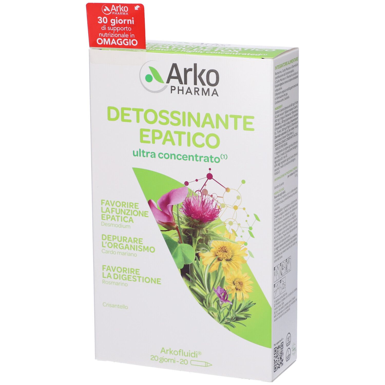 Arkopharma ARKOFLUIDI Detossinante Epatico