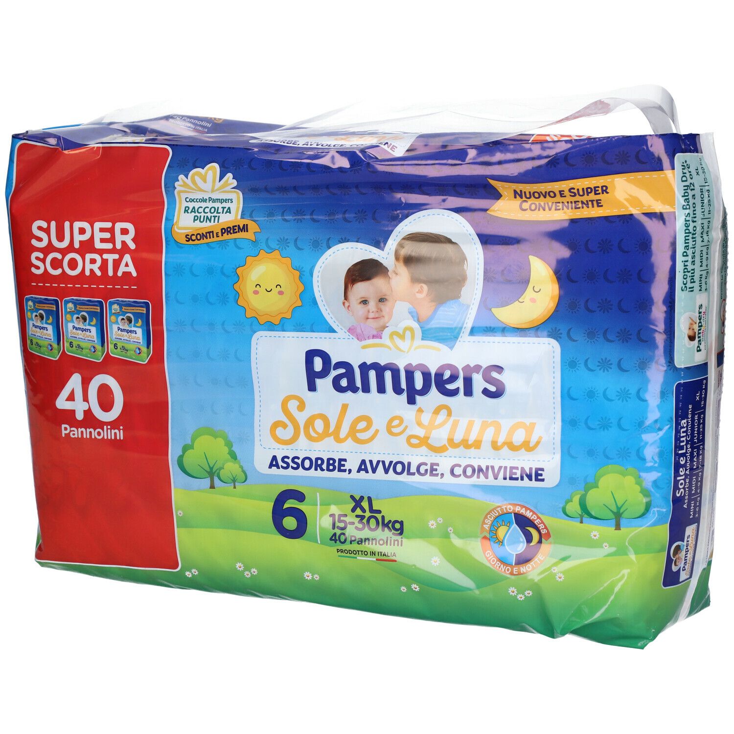 Pampers Sole e Luna Extralarge