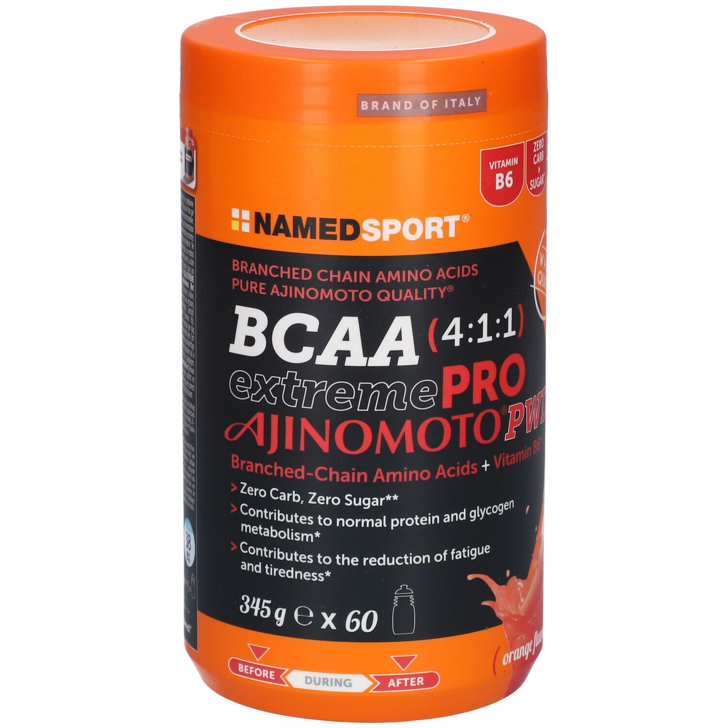 NAMEDSPORT® BCAA 4:1:1 Extremepro Ajinomoto PWD Arancia
