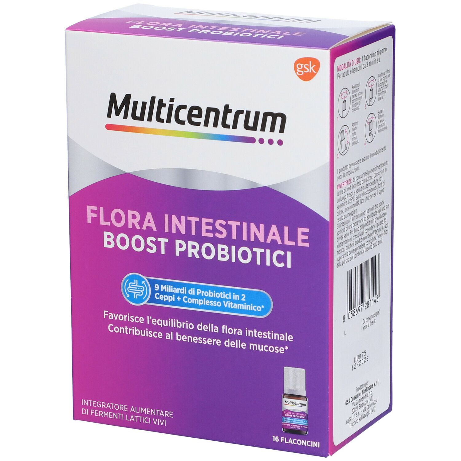 Multicentrum Duobiotico Integratore
