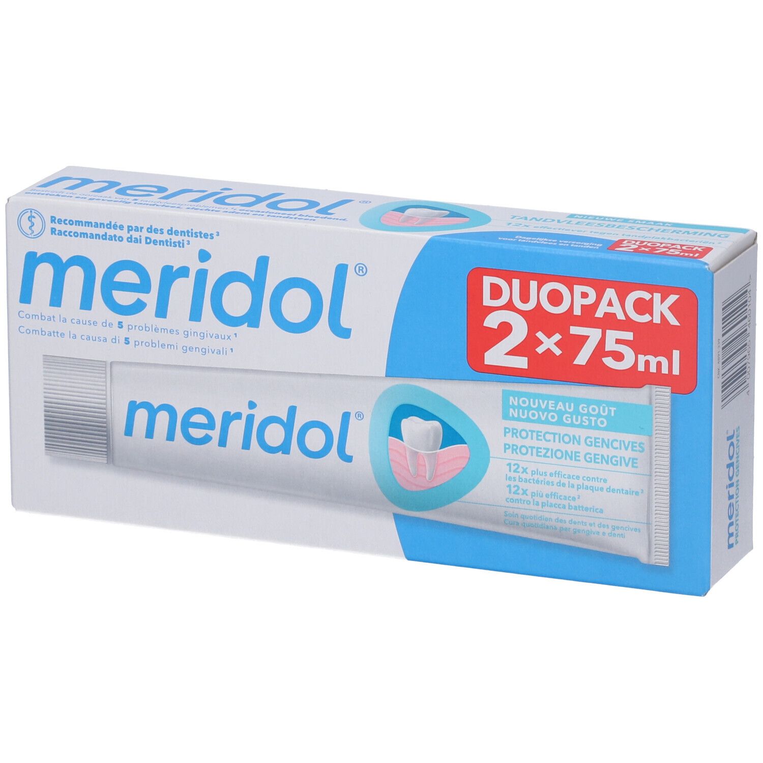 Meridol® Dentifricio Protezione Gengive 2 Tubi