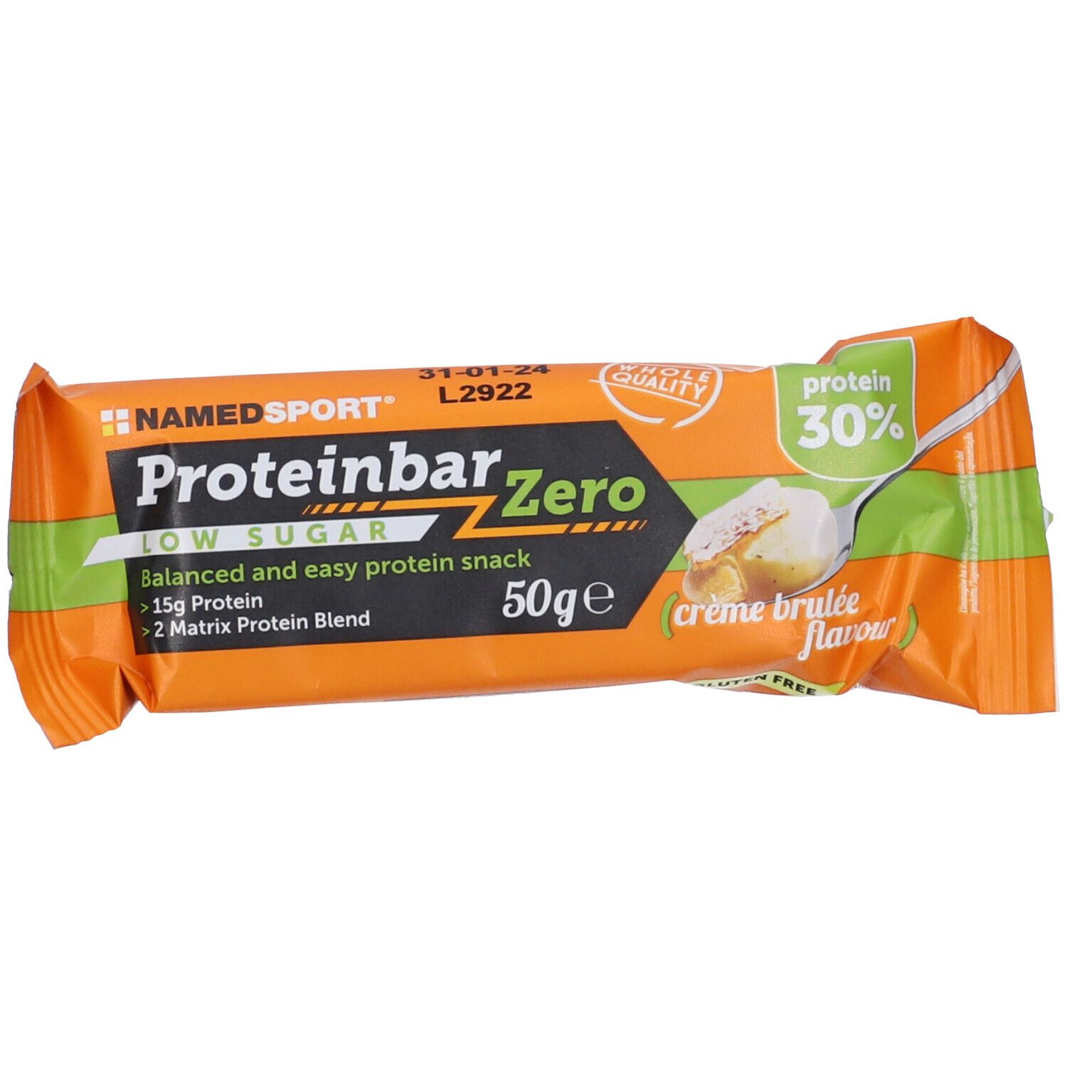 Namedsport® Proteinbar Zero Crème Brulée