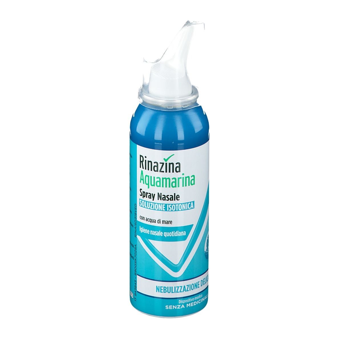 Rinazina Aquamarina Spray Nasale Isotonico Nebulizzazione Delicata
