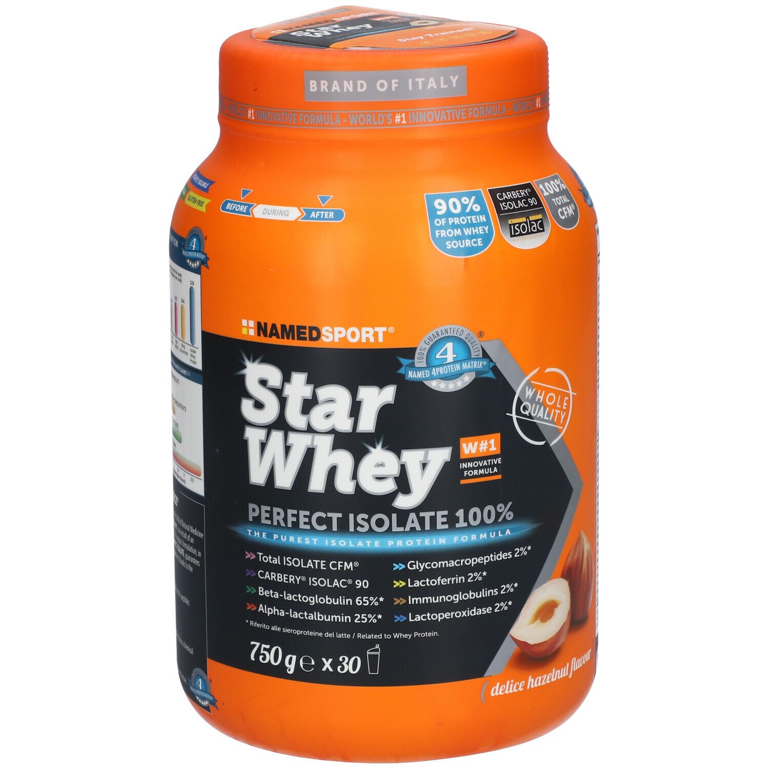 NAMEDSPORT® Star Whey Delice Hazelnut Flavour