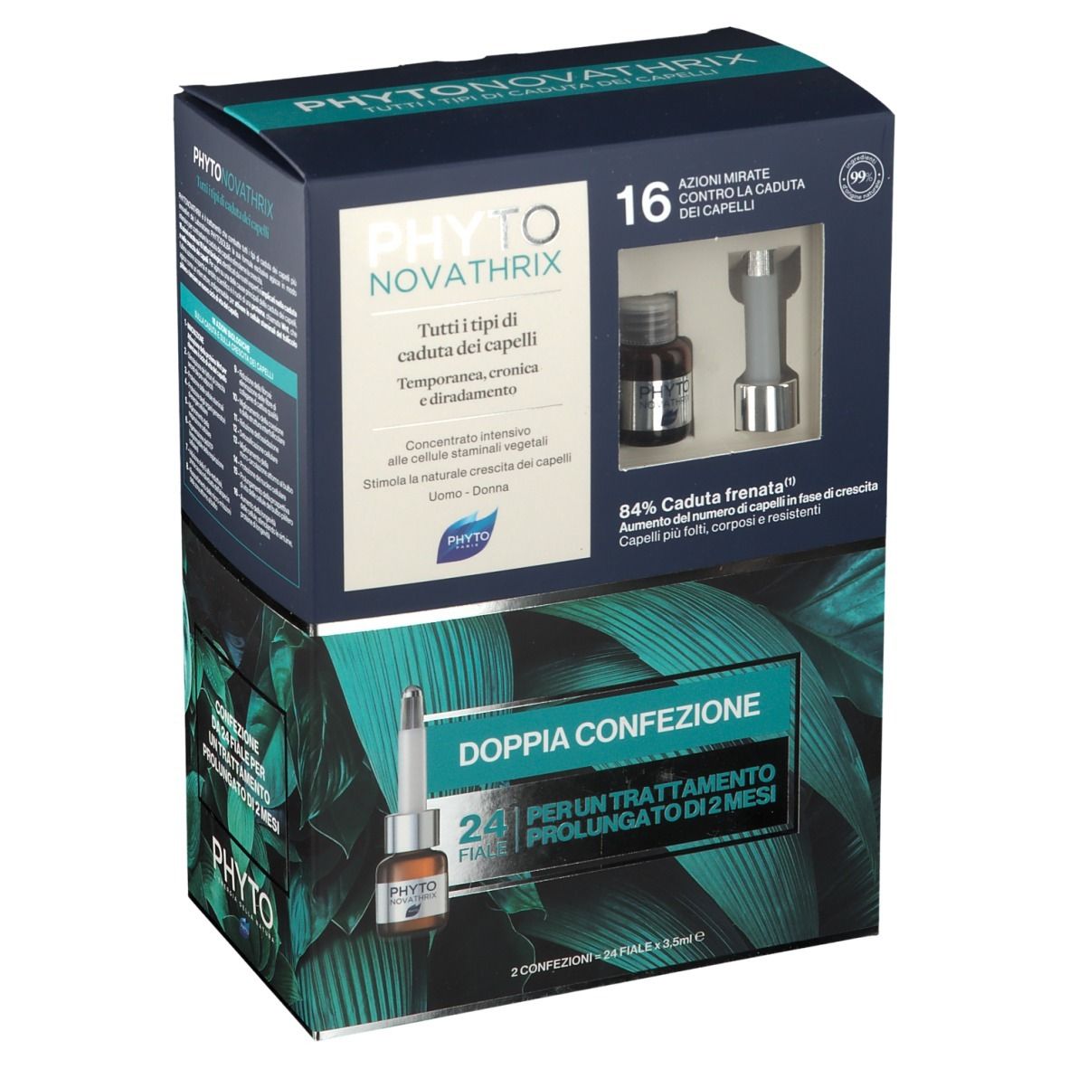 PHYTONOVATHRIX Fiale Trattamento Anticaduta Globale Doppia Confezione