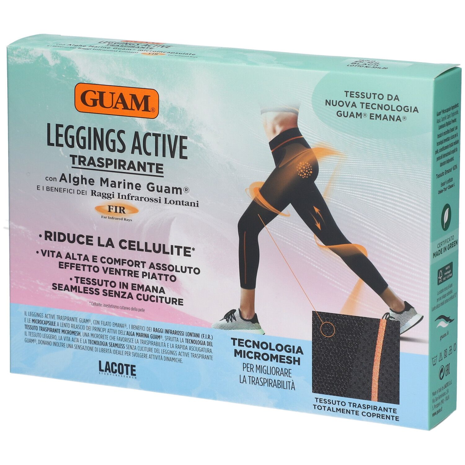GUAM® Leggings Active Traspirante S/M