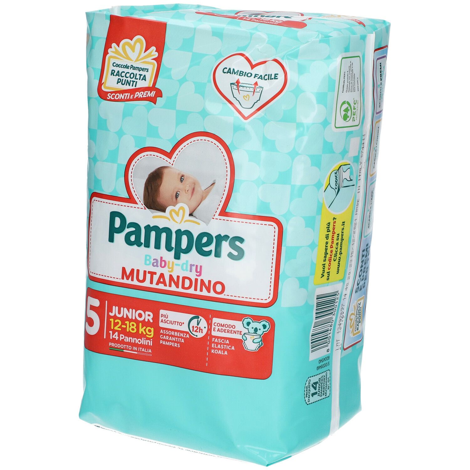 Pampers Baby Dry Mutandino 5 Junior