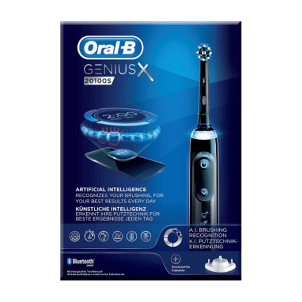 Oral-B Genius X 20100S Spazzolino Elettrico Nero