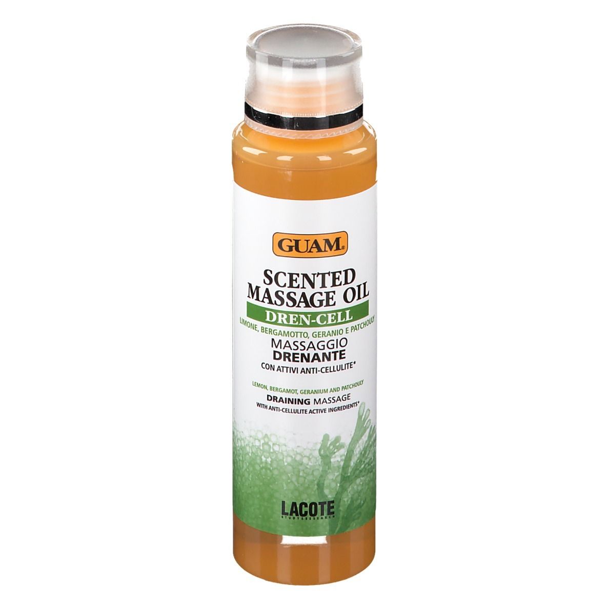 GUAM® Scented Massage Oil Dren-Cell