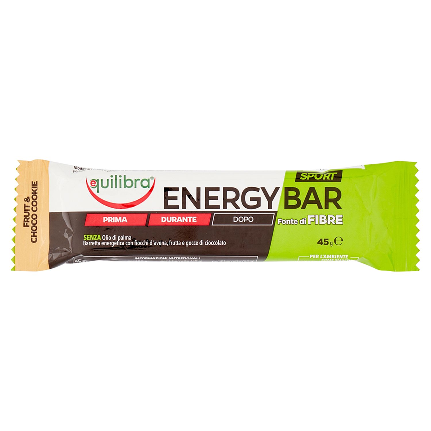 Equilibra® ENERGY BAR Fruit & Choco Cookie
