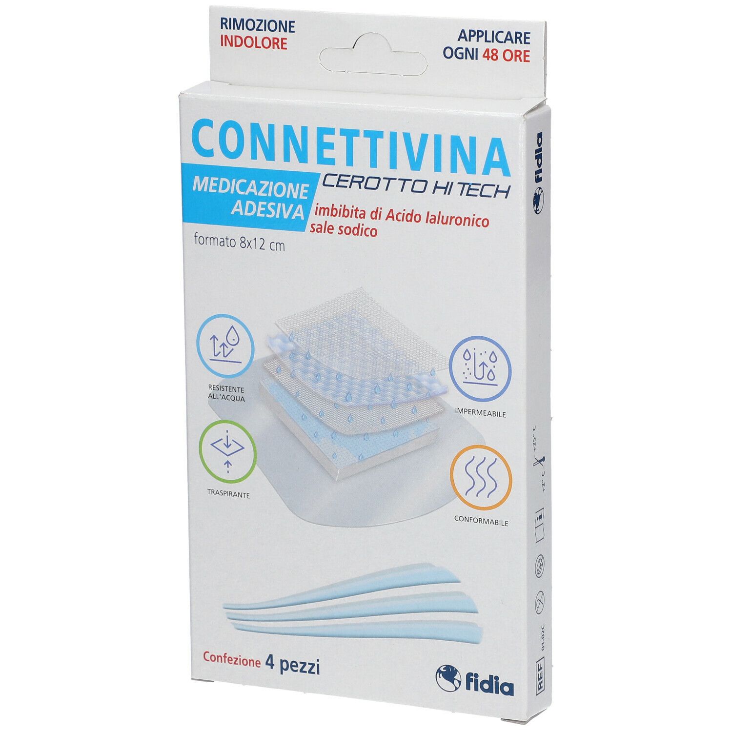 Fidia CONNETTIVINA Cerotto HI TECH 8 x 12 cm