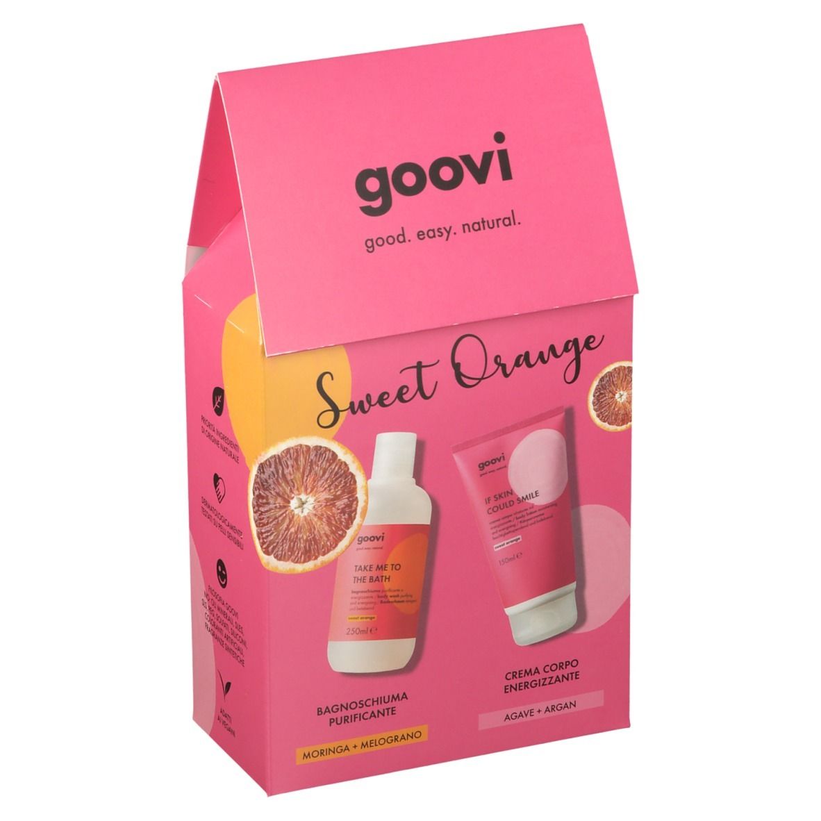 Goovi Bagnoschiuma + Crema Corpo Energia & Relax Set
