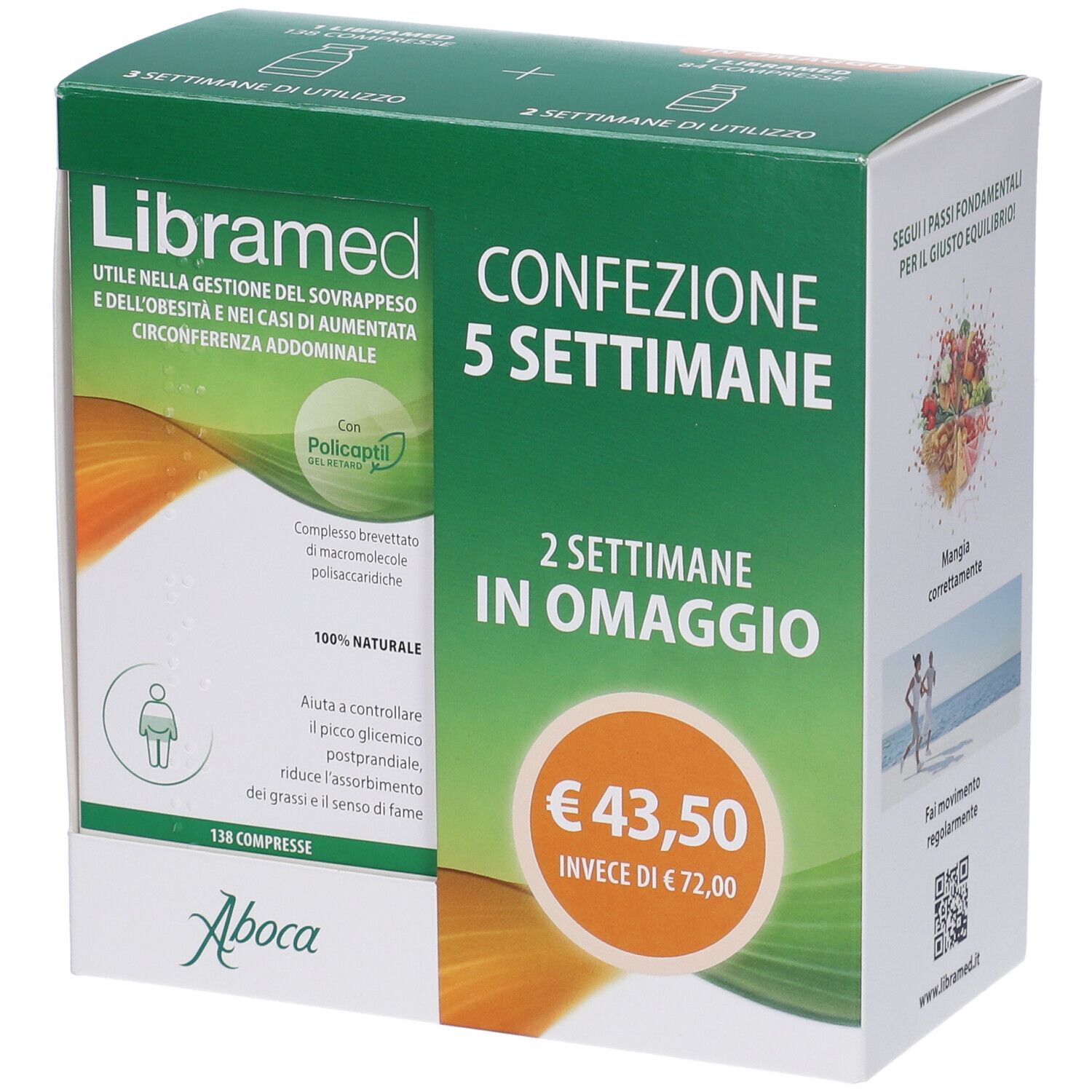 Aboca® Libramed Compresse Confezione Trattamento 5 Settimane
