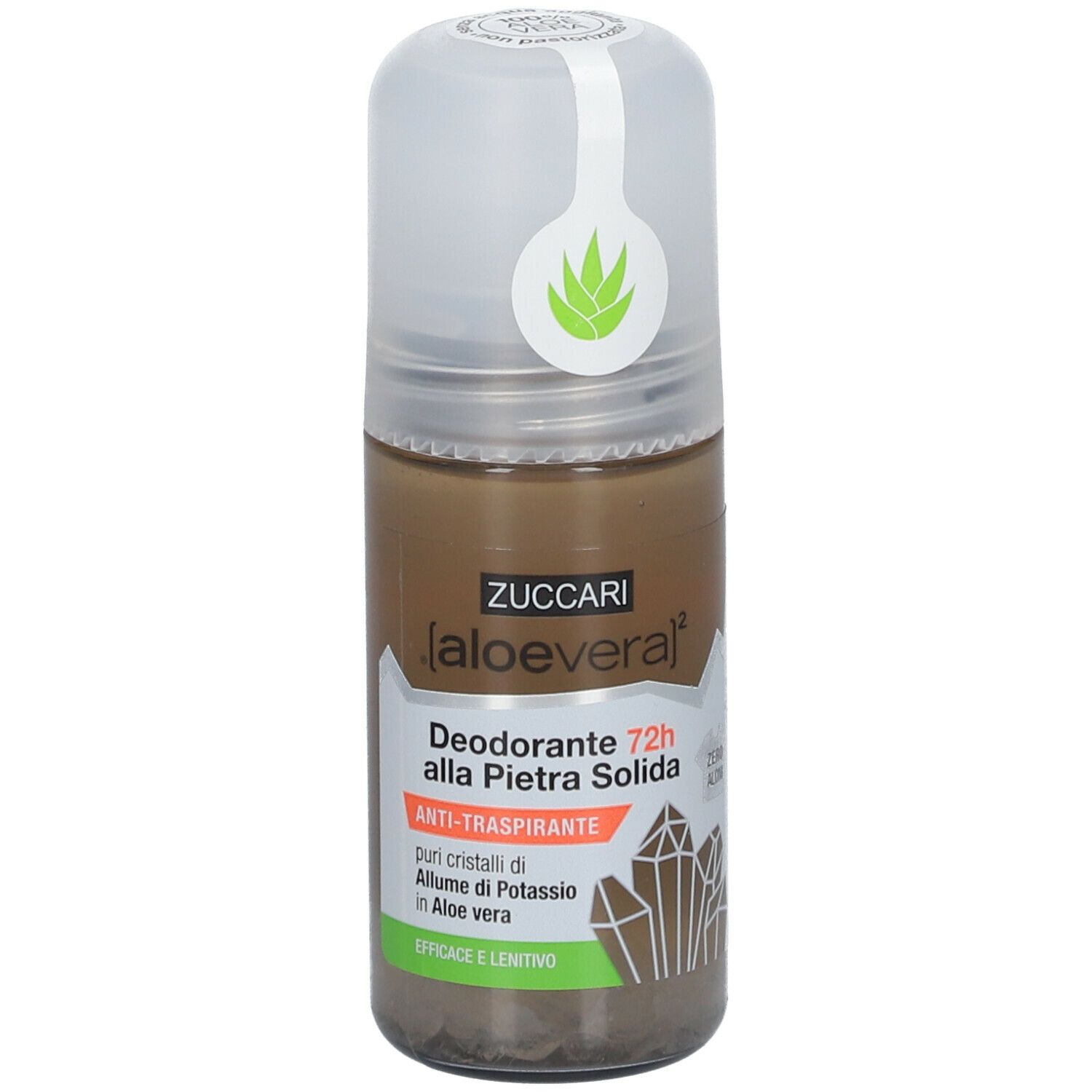 ZUCCARI Deodorante 72H alla Pietra Solida (Roll-on)