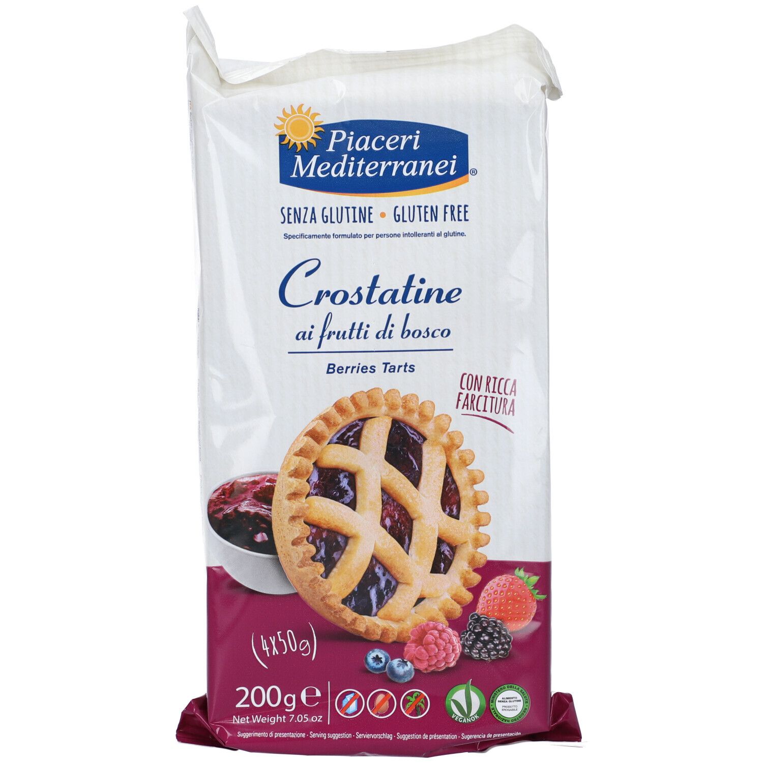 Piaceri Mediterranei® Crostatine ai Frutti di Bosco