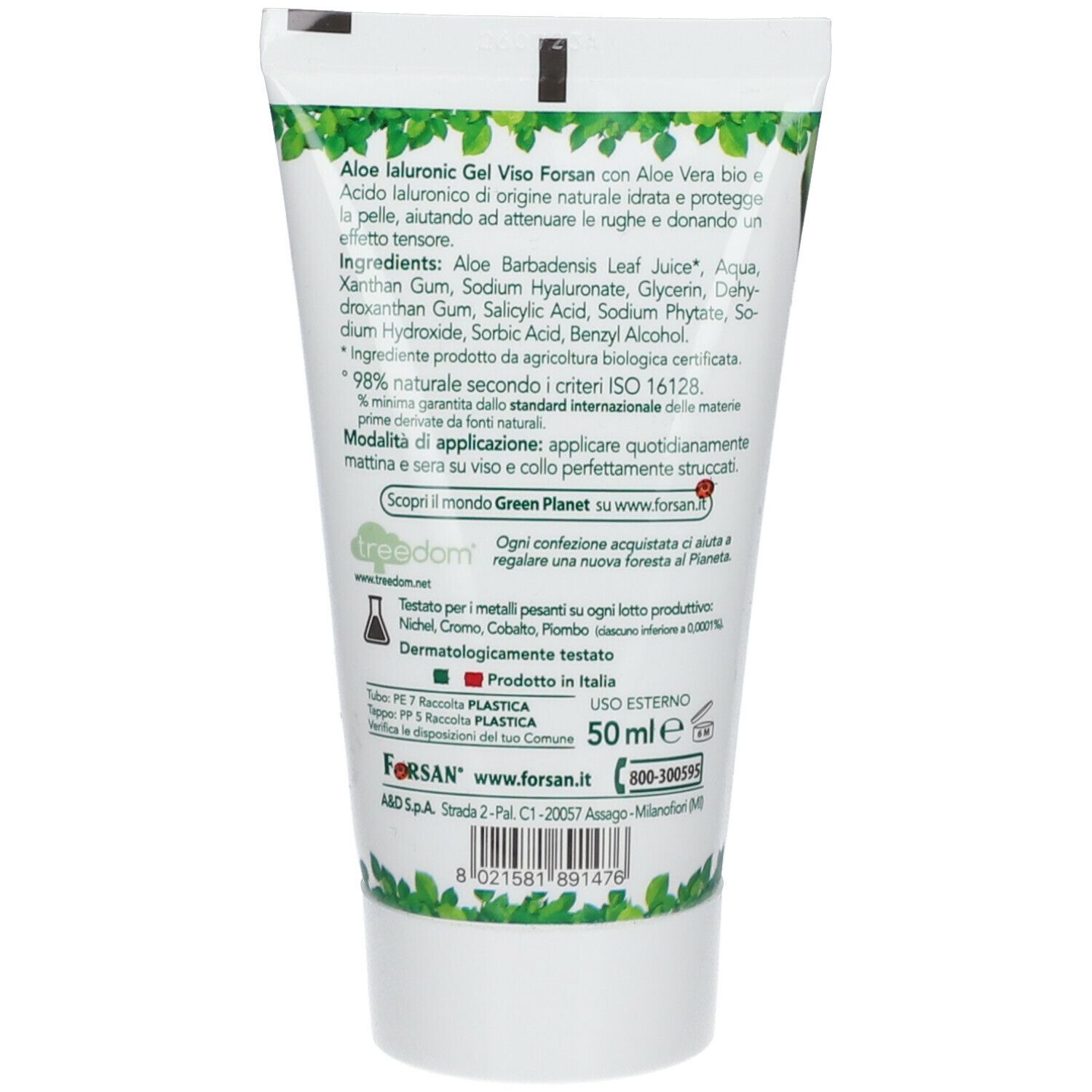 FORSAN® Aloe Ialuronic Gel Viso