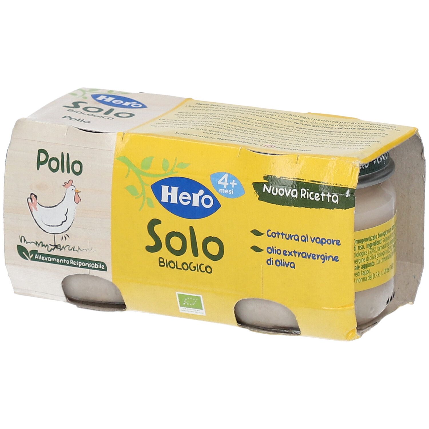 Hero Solo Omogeneizzato Pollo Biologico