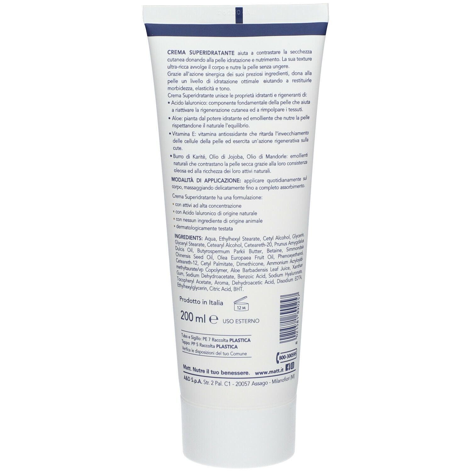 Matt® Crema Superidratante