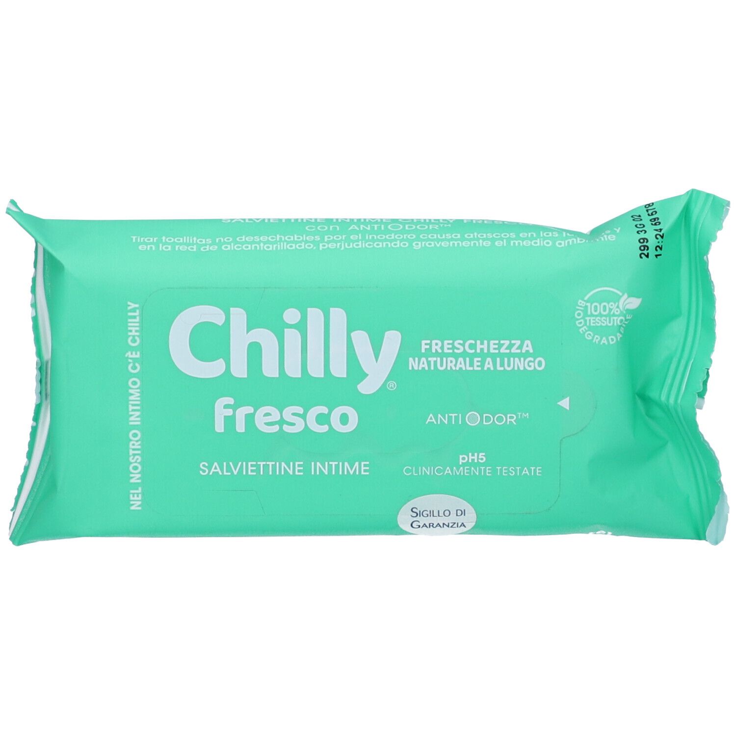 Chilly® Fresco Formula Anti-Odor Salviettine Intime 