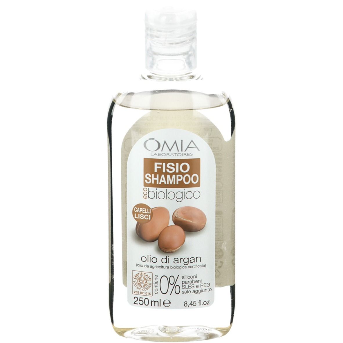 OMIA Fisio Shampoo Eco Biologico Olio di Argan 