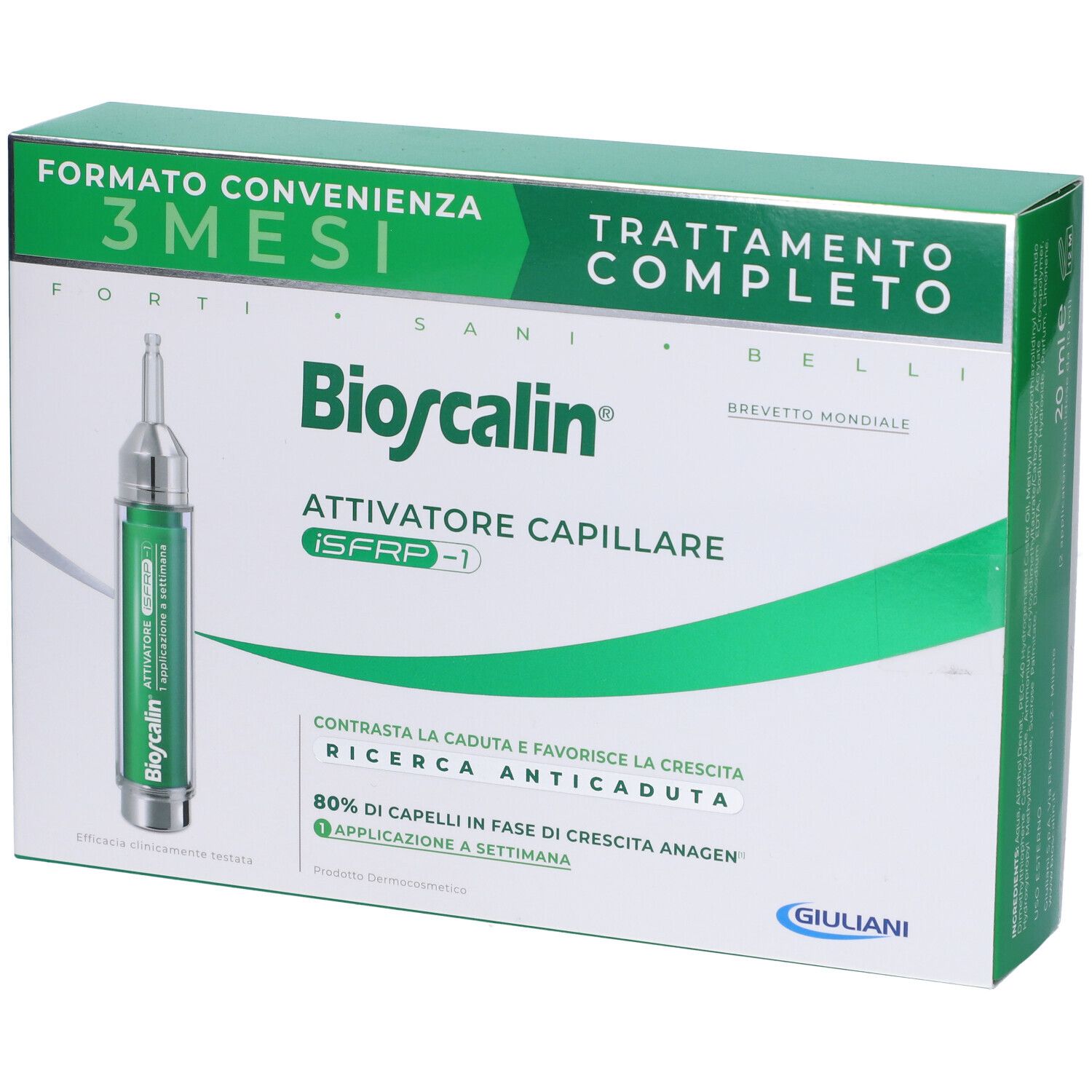Bioscalin® Attivatore Capillare iSFRP-1 Trattamento Completo 3 Mesi