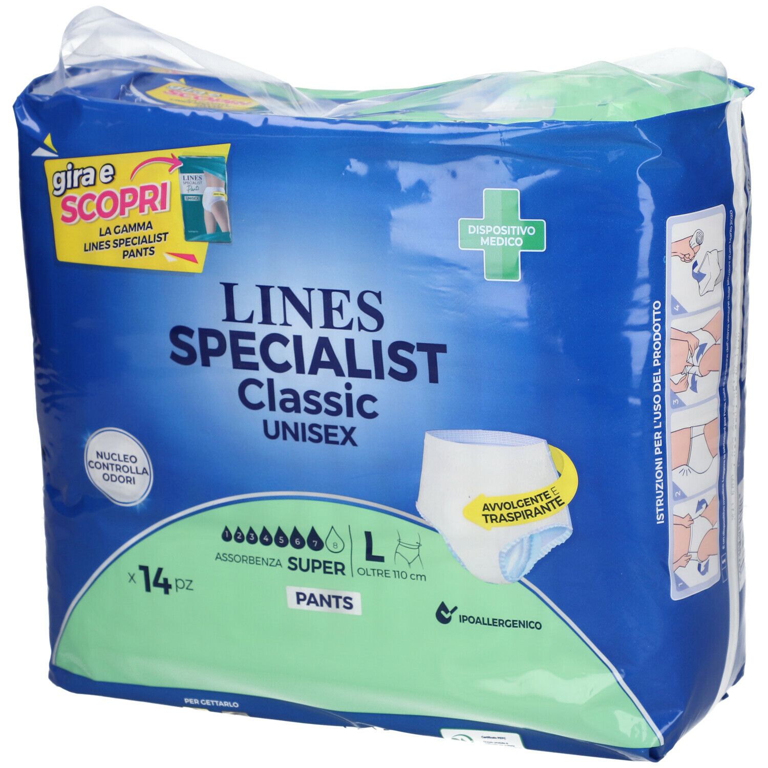 LINES Specialist Classic Unisex Pants L