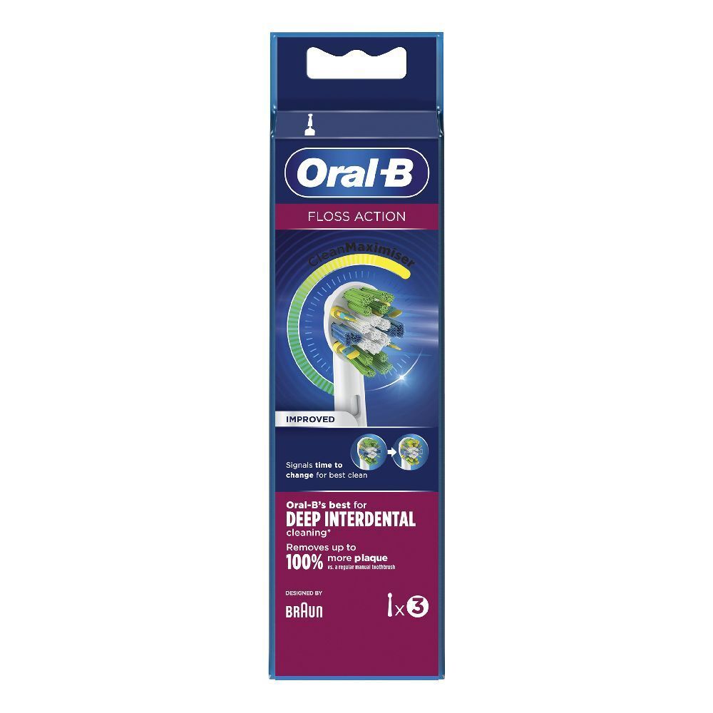 Oral-B® FlossAction Testine Di Ricambio Con CleanMaximiser