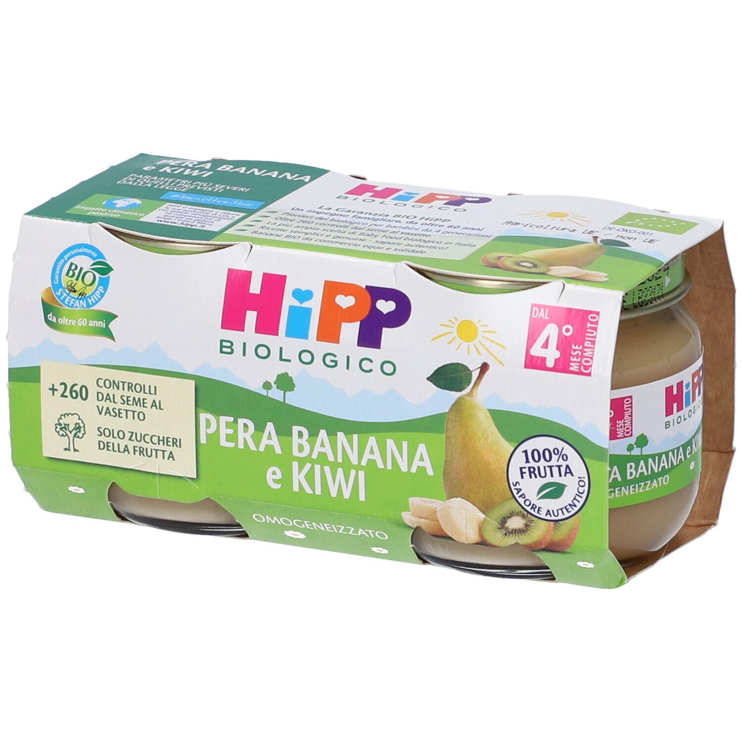HiPP Biologico Pera Banana e Kiwi
