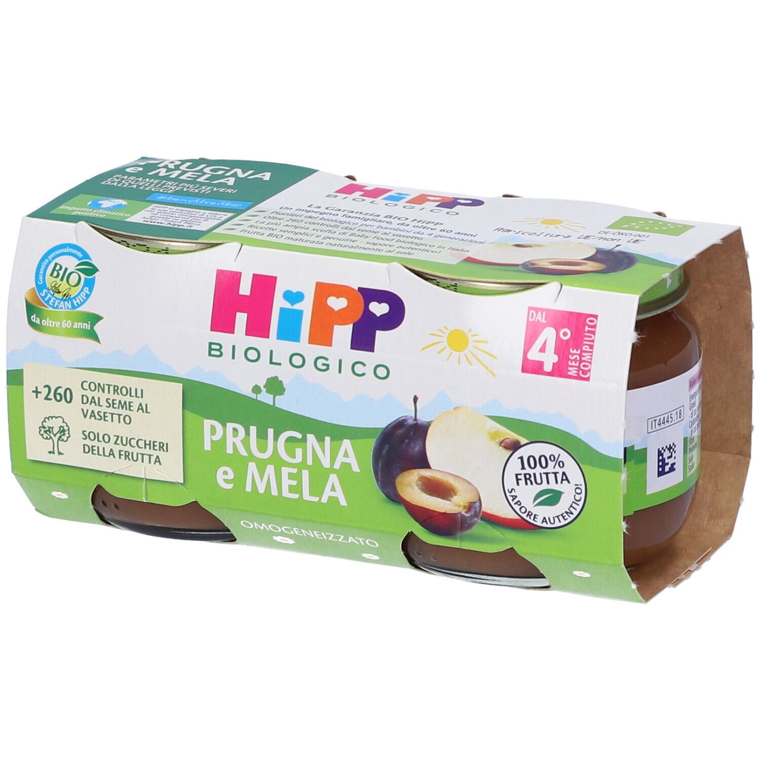HiPP Biologico Prugna e Mela
