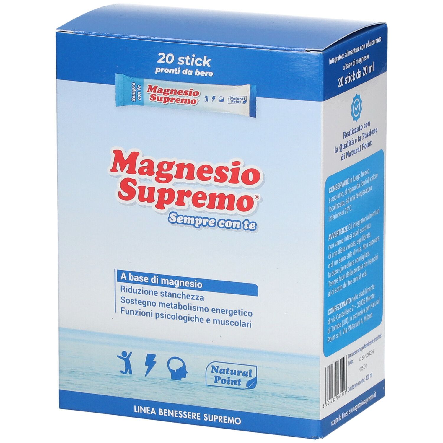 Natural Point Magnesio Supremo® Sempre con Te