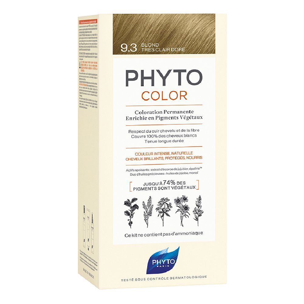 PHYTO PHYTOCOLOR Colorazione Permanente 9.3 Biondo Chiarissimo Dorato