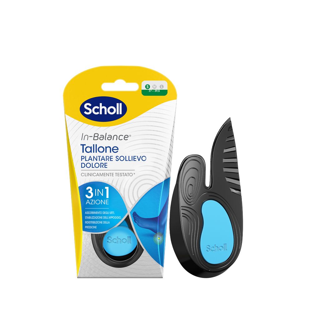 Scholl Plantari In-Balance Sollievo Dolore - Tallone Taglia S