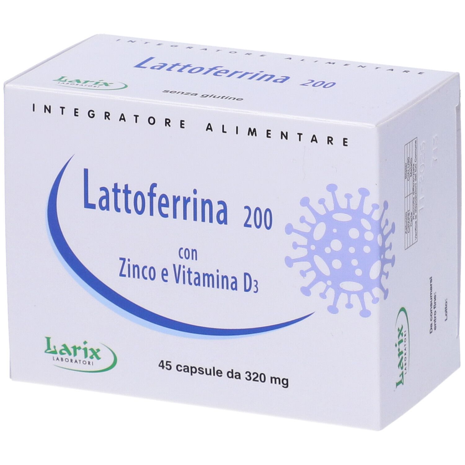 Lattoferrina 200 Con Zinco e Vitamina D3