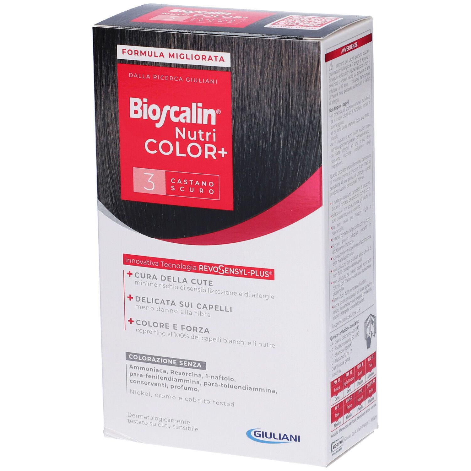 Bioscalin® Nutri COLOR+ 3 Castano Scuro