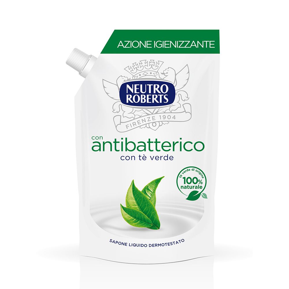 NEUTRO ROBERTS Antibatterico con Tè Verde Ecoricarica