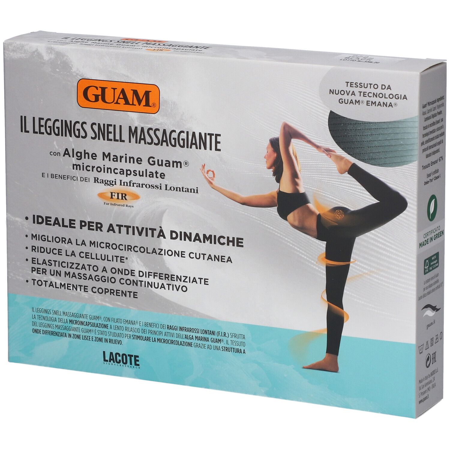 GUAM® Il Leggings Snell Massaggiante XS/S