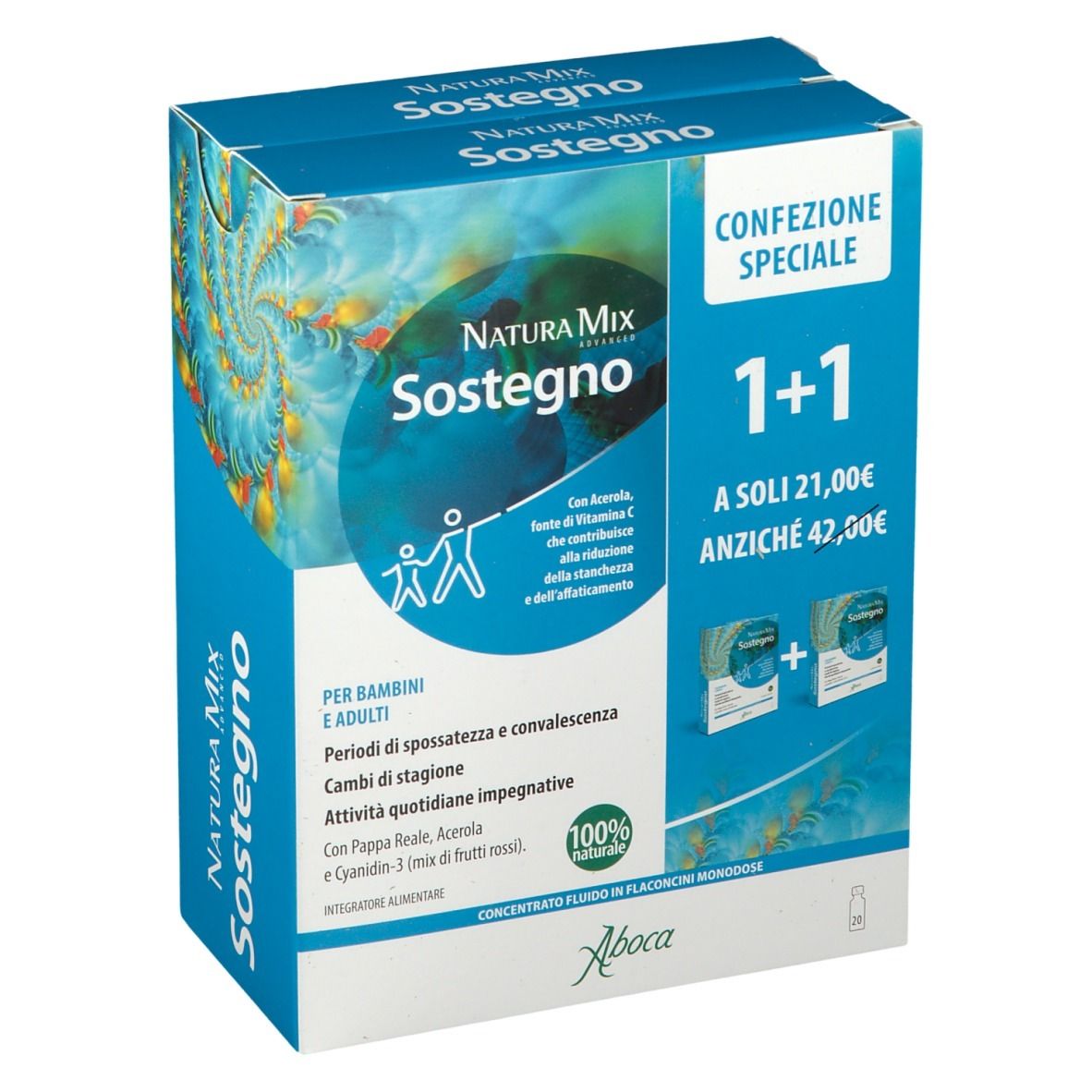 Aboca Natura Mix Advanced Sostegno Confezione Speciale