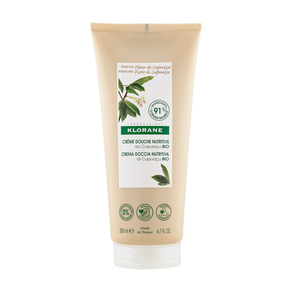 KLORANE Crema Doccia Nutritiva al Burro di Cupuacu BIO Fiore Di Cupuacu