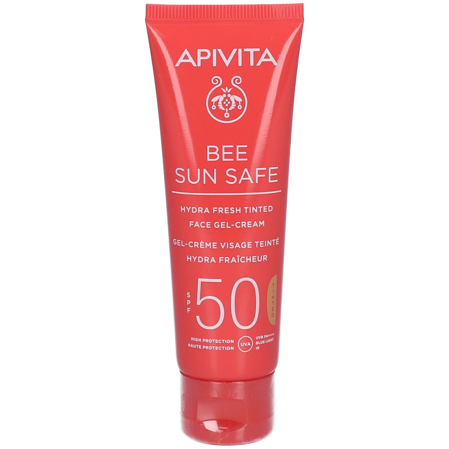 APIVITA Crema Bee Sun Safe Gel Viso Colorata Hydra Fresh SPF50