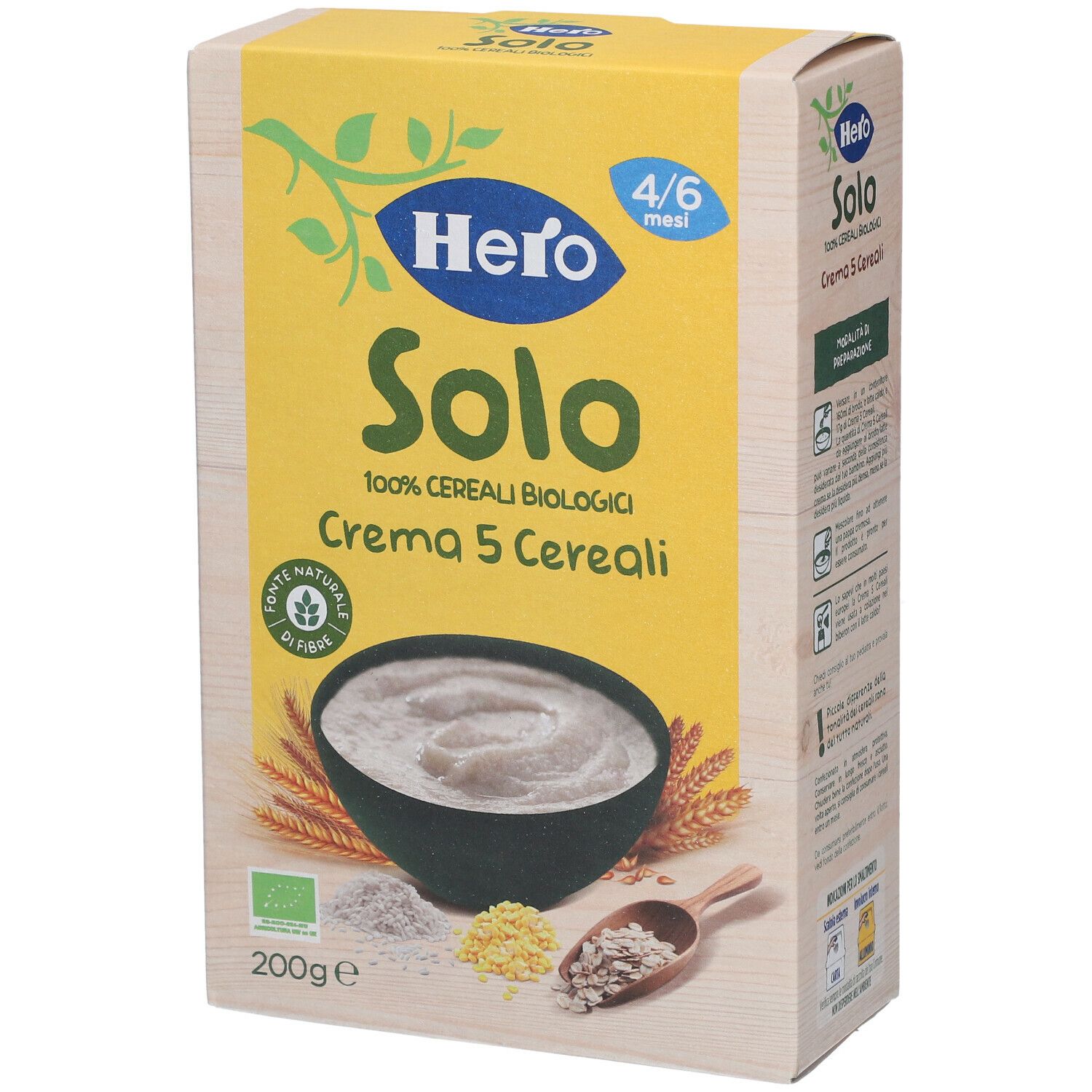 Hero Solo Crema 5 Cereali biologica