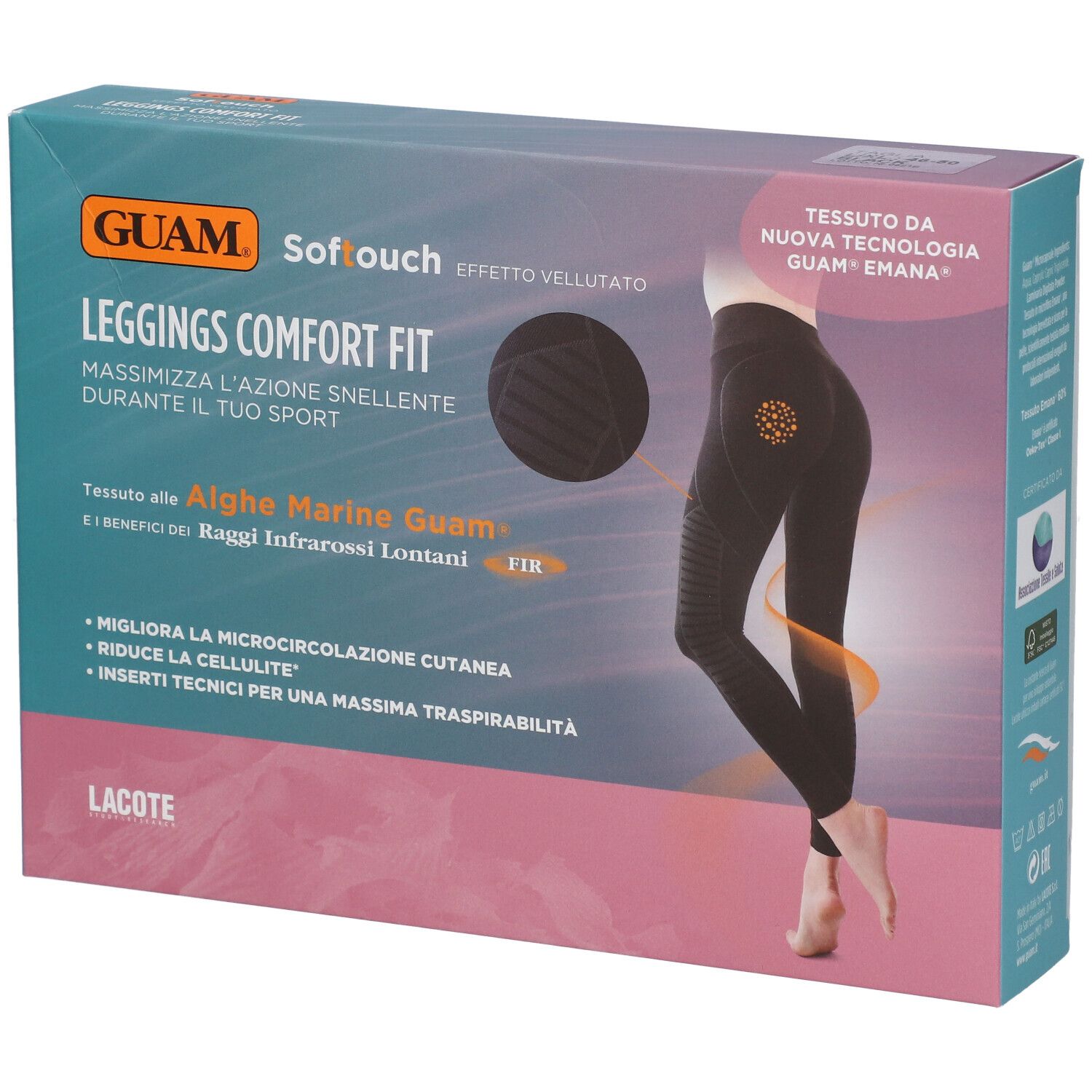 GUAM® Softouch Leggings Comfort Fit L/XL