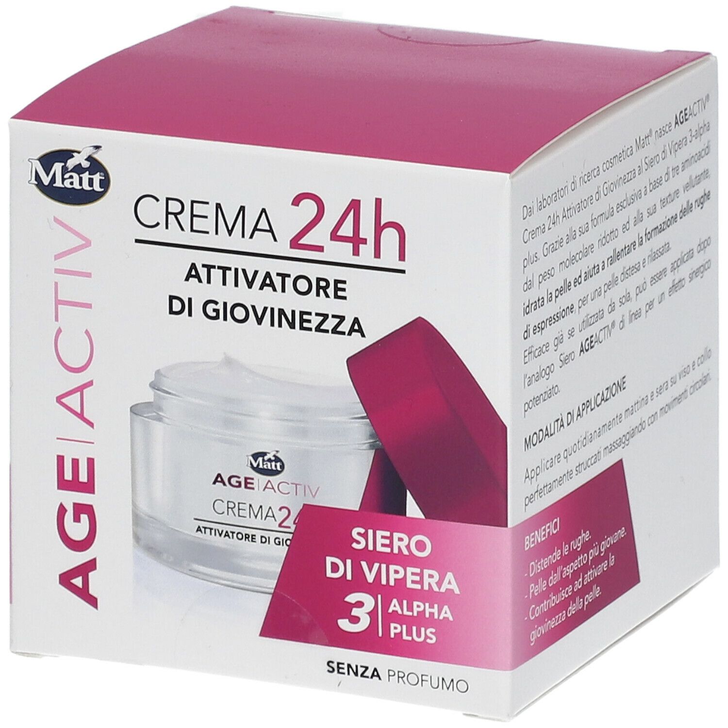 Matt® Crema 24h Attivatore di Giovinezza