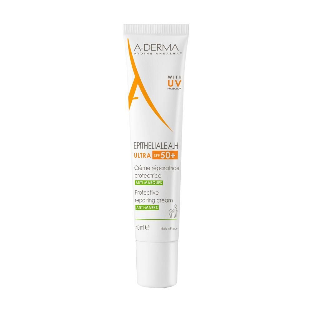 A-DERMA Epitheliale A.H Ultra SPF50+ Crema Ristrutturante Protettiva