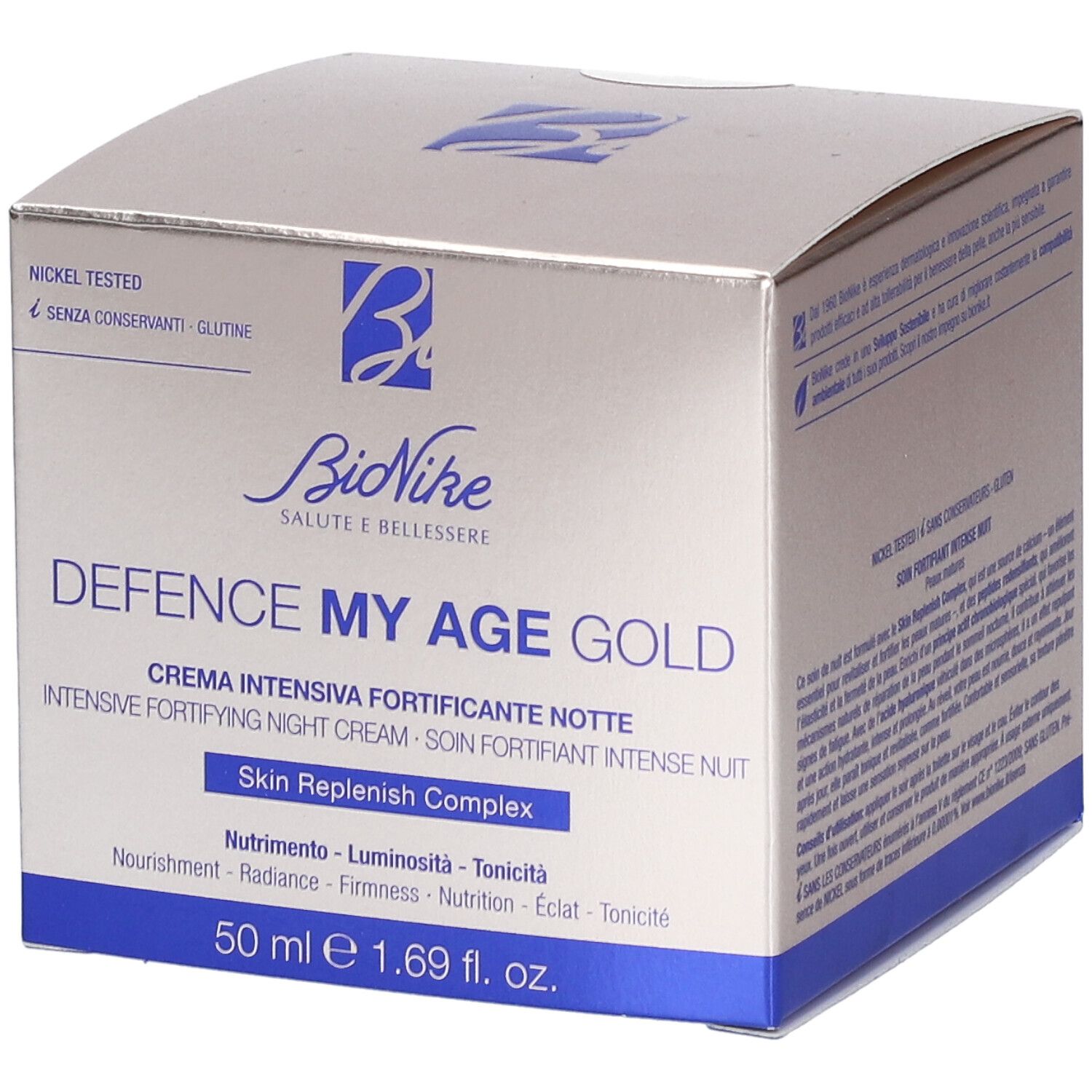 BioNike Defence My Age Gold Crema Intensiva Fortificante Notte