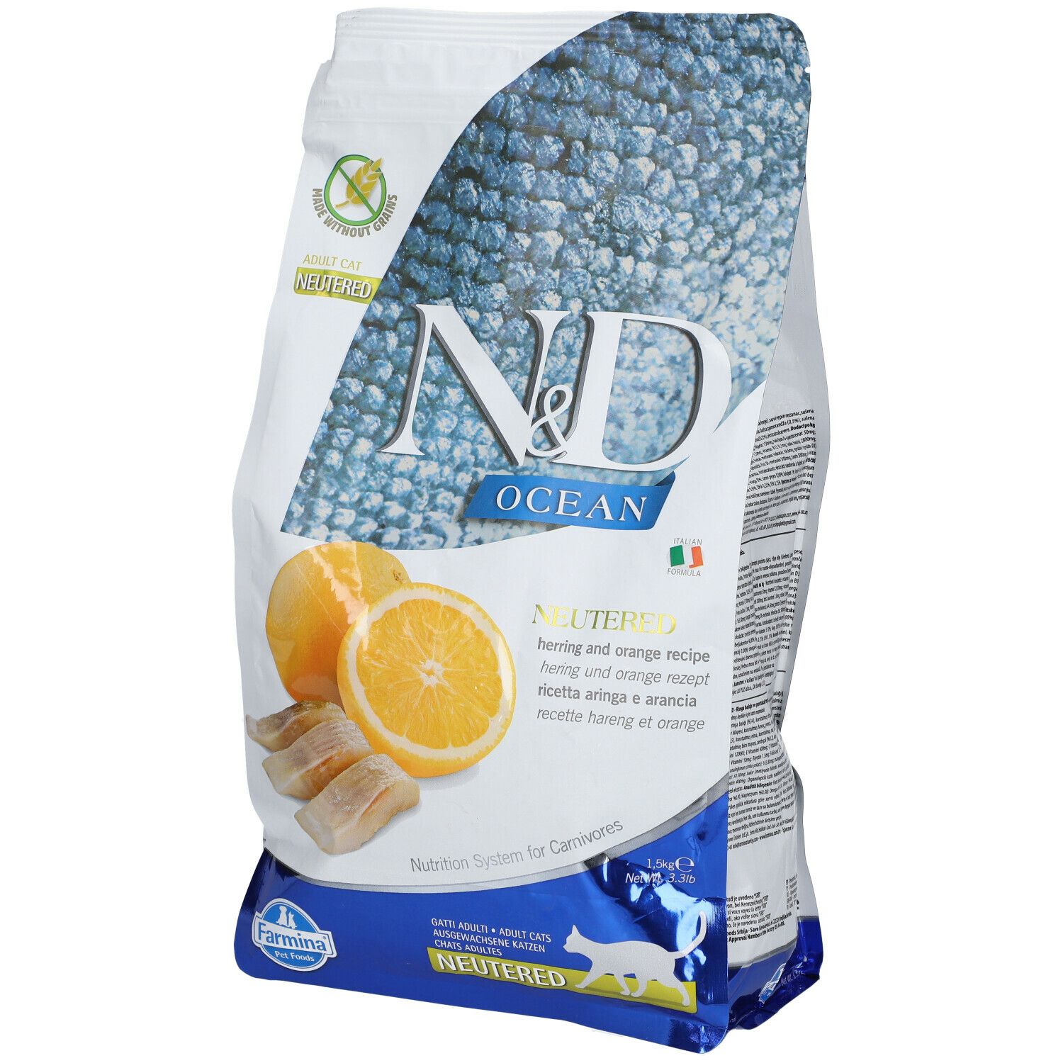 Farmina® N&D Ocean Neutered, Herring & Orange Adult
