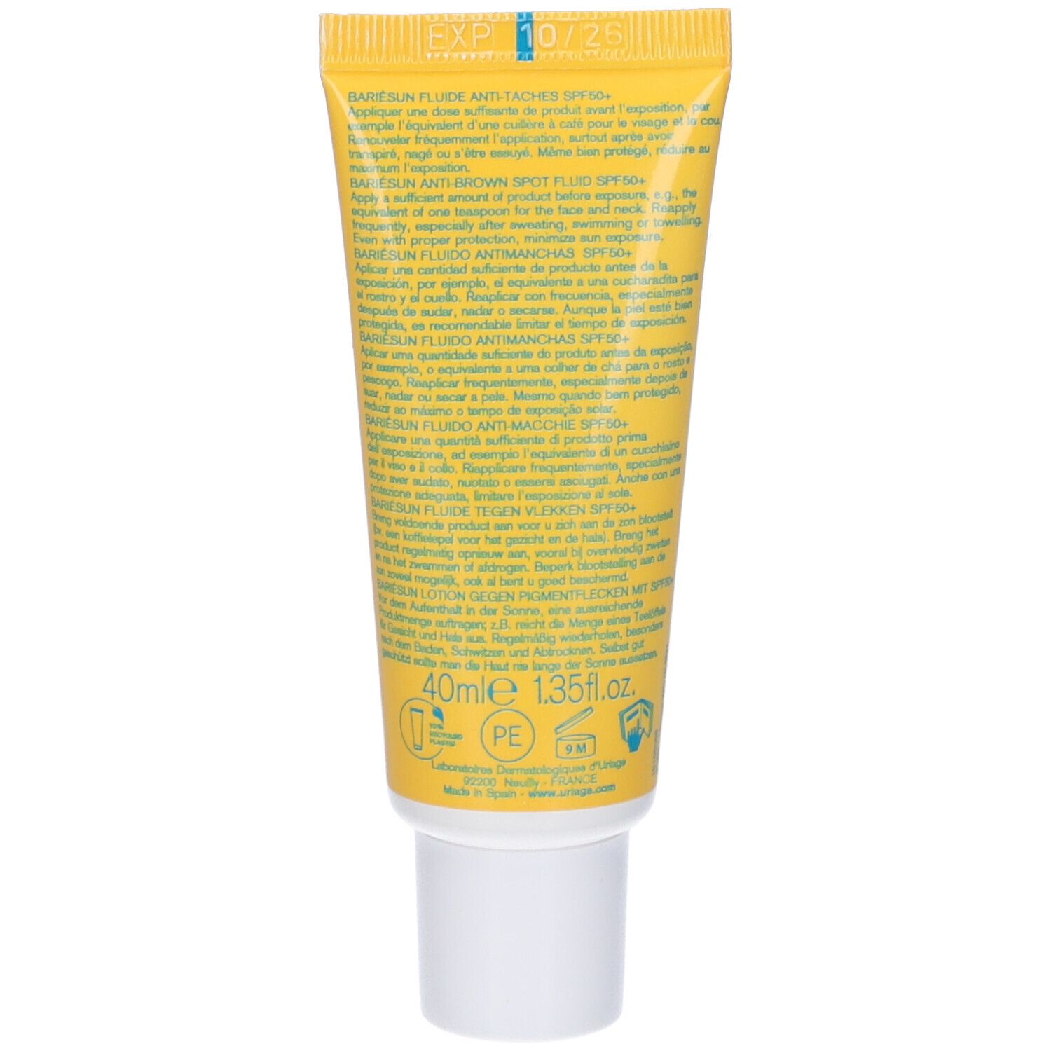 URIAGE Bariésun fFluido Antimacchia SPF50+