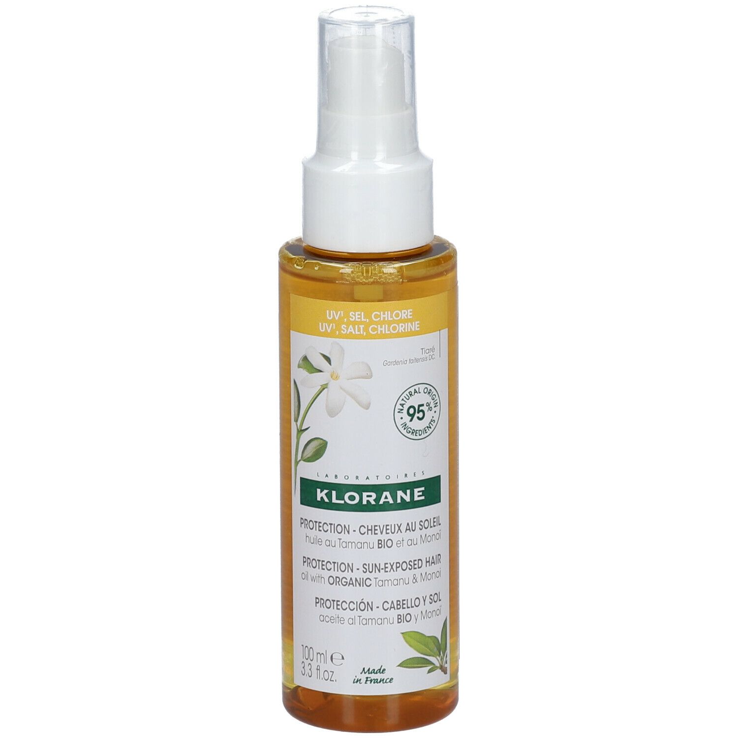 KLORANE Olio al Tamanu BIO e Monoï