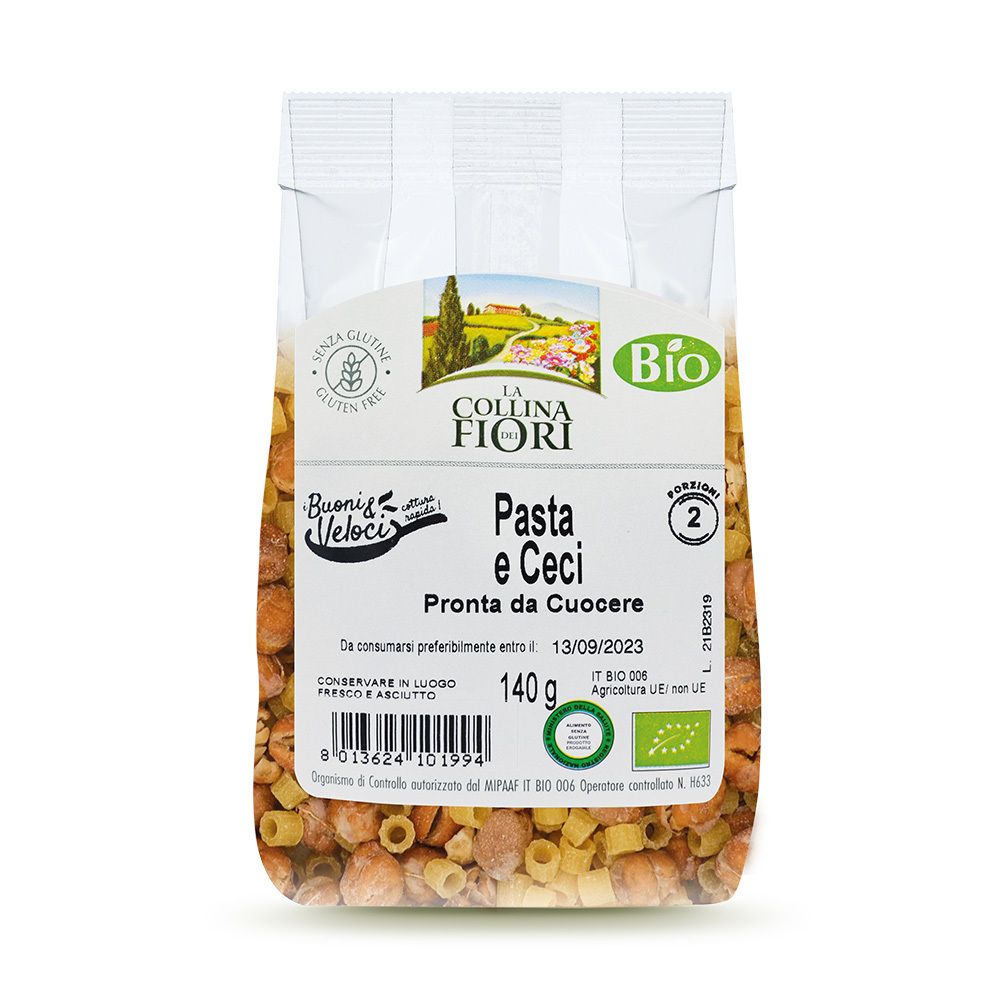 La Collina dei Fiori Pasta e Ceci Senza Glutine